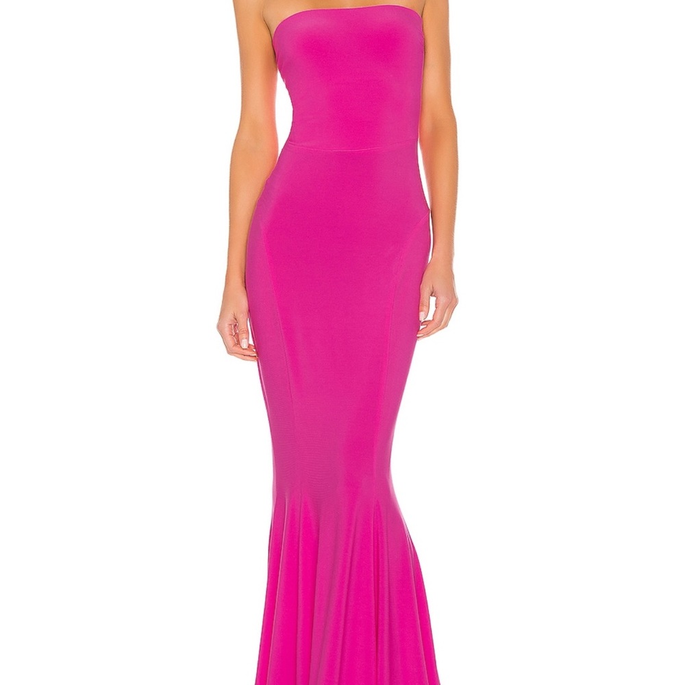 Norma Kamali X Revolve | Strapless Fishtail Gown - Picture 3 of 3